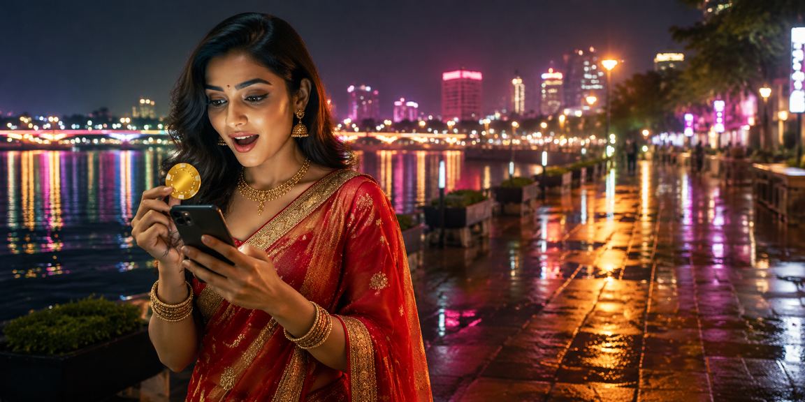 India UPI mobile payment app being used on smartphone